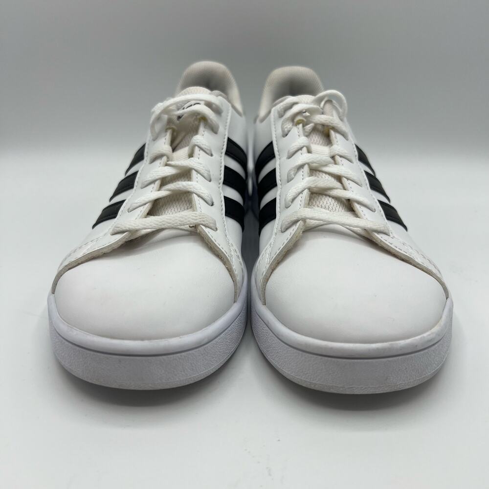 Adidas EF0103 Grand Court White Black Stripes Shoes | US Size 3.5 Women's 5 - Picture 2 of 10